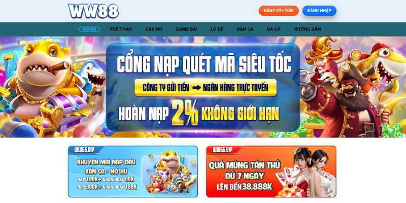 Cùng khám phá cổng game WW88